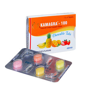 Verpackung von Kamagra Kautabletten Pillen 30 mg